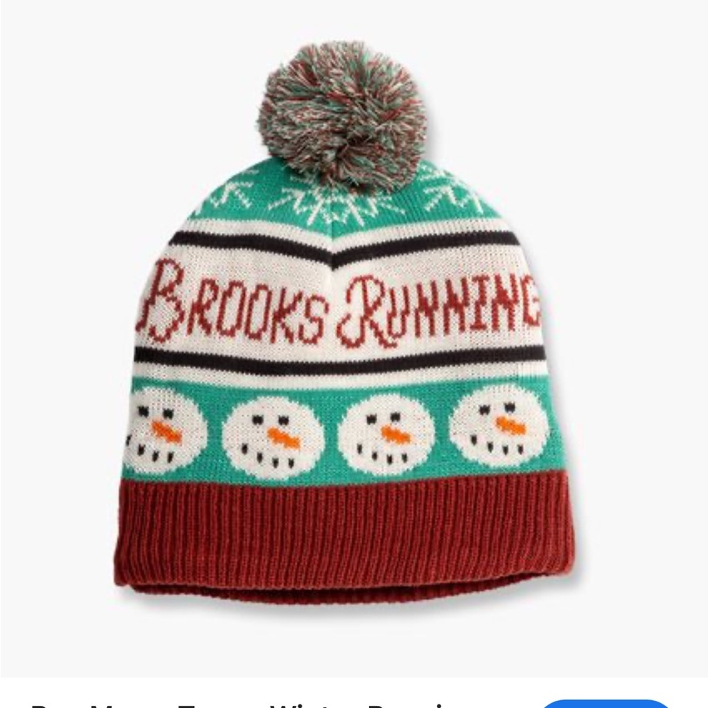 Brooks Run Merry Pom Beanie
